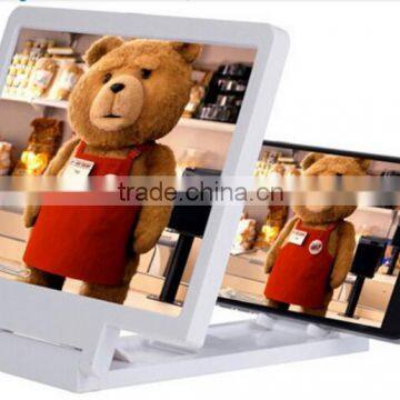 3D Mobile Phone Screen Magnifier / Foldable HD Stand Cellphone Expander photo-3