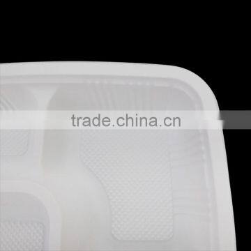 Tableware Type 4 compartments disposable food tray