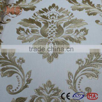 amazing design deep embossed non woven wallpaper fabric wall paper