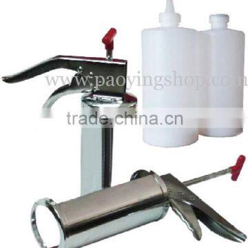 (3 in 1) Commercial Use Manual Spanish 12L Churro Maker + 110v 220v Electric 6L Deep Fryer + 1L Churros Filling Machine photo-4