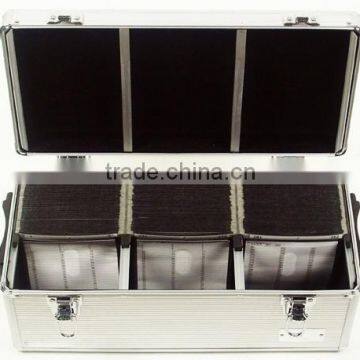 ALUMINUM 390 CD DVD-R STORAGE CASE WALLET HOLDER DJ BOX