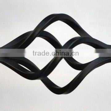 Forged Iron Birdcage Window Drapery Rod Set photo-2