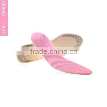 hot selling latex mesh breathable insole for woman shoe insole