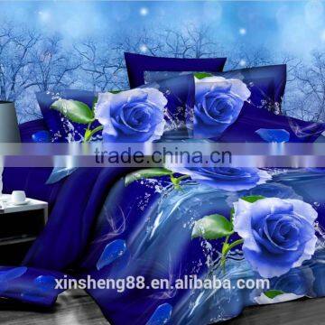 Wholesales Microfiber 3D sunflower duvet cover set bedding set