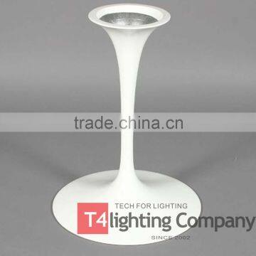 Tulip shape aluminum table legs for glass or wood top