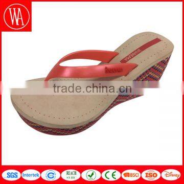 Girl Eva Wedge High Heel Flip Flops