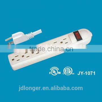 6 way American Socket Cheap and good quality UL approval power strip china socket 10a 110v