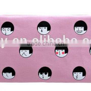 canvas woman custom printing coin money credit card wallet