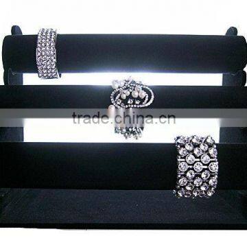 Rotatable Black Acrylic Watch Display Stand