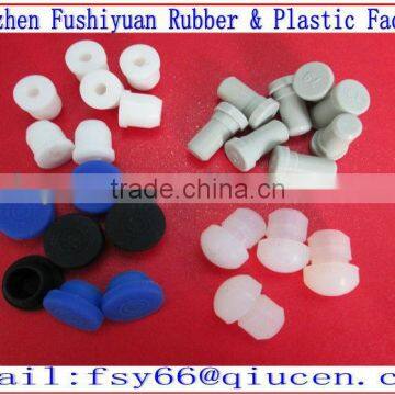 medical grade food grade meet ISO ROHS SGS certification silicone rubber plugs stoppers