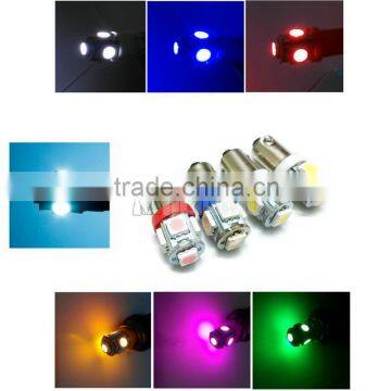 T4W BA9S 5 SMD 5630 5730 LED 5SMD 5LED License Plate Lights instrument lights Interior Bulbs DC 12V