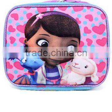 School Lunch Cooler Bag Snack Bag - 3D Emblem Figure