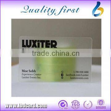 Low MOQs EM4305 NFC Transparent Business Cards Printing photo-6