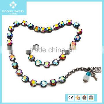 Wholesale Crystal Fashion Statement Necklace in China photo-5