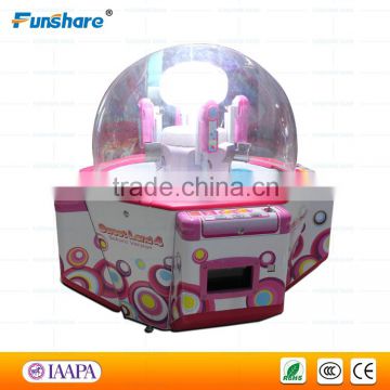 Funshare popular coin operated candy prize game machine candy vending machine for sale