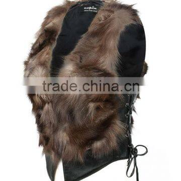 women's real rabbit and sheepskin vest