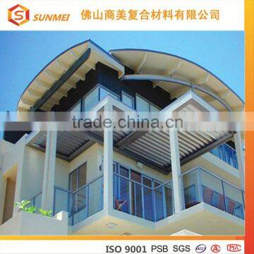 Outdoor usages laminated aluminum sandwich panel