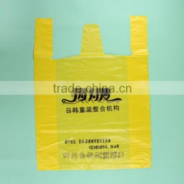 2014 hot clear poly t-shirt plastic bags