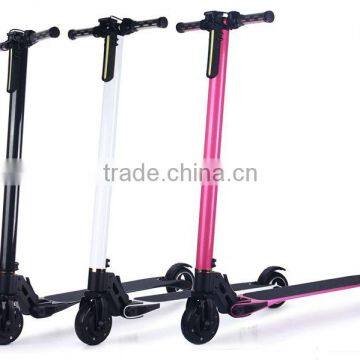 The lightest electric scooter with 24v lithium battery carbon fiber plate folding electric scooter