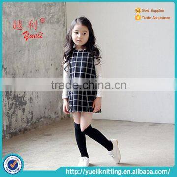 Wholesale custom school kids knee high pilates socks