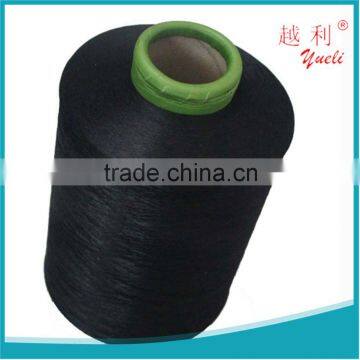 high tenacity factory dyed cationic poy price knitting polyester yarn