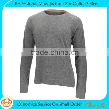 OEM seivice ubran long sleeve top men fashion fitness t shirt