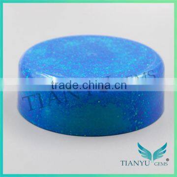 Wholesales gemstone processing Synthetic blue opal stone material