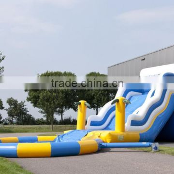 Hola summer inflatable water slide/used pool slide/inflatable slide