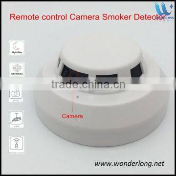 Wholsale night vision hd wireless IP hidden webcam smoke detector hidden camera