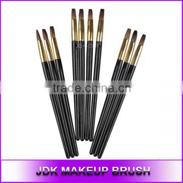 Hot Sale Lip Gloss Brush with Gold Ferrule