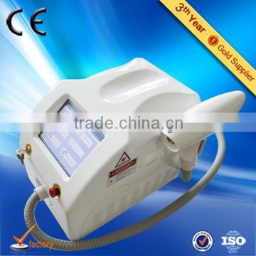 2014 Best portable mini q switched nd yag laser tattoo removal machin (CE)