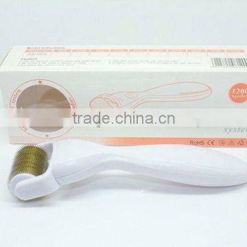 1200 pins derma roller microneedle skin nurse system large body roller