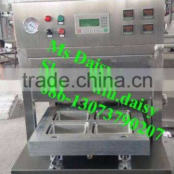 Commercial Vegetable Tray Sealing Machine/plastic Food Tray Sealing Machine/plastic Cup Sealing Machine photo-3