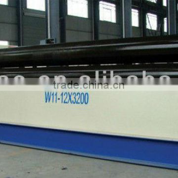 Mechanical three-roller symmetrical rolling machine, W11-12x3200