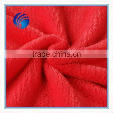 100% Polyester Plain Coral Fleece Fabric photo-2
