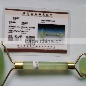 Professional Cosmetics Face Massage Jade Roller One- Sided Roll photo-2