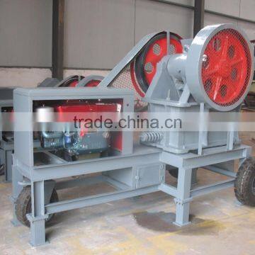 Convenient Diesel Engine Mini Portable Stone Crusher