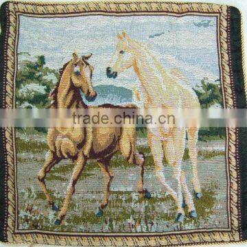 Cushion Cover With Horse Design