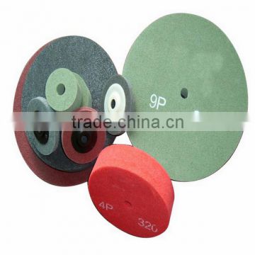 Stone flat silicon carbide nonwoven polishing wheel