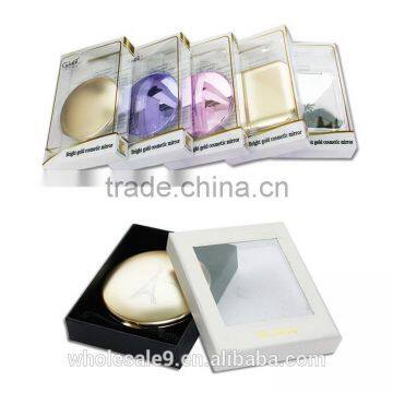 Plastic Plating Colourful Folding Portable Pocket Mirror photo-5