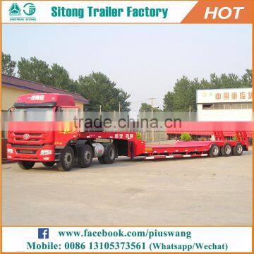 35 Ton Lowboy Trailer Suit For Crane Excavator Tractor Use Detachable Lowboy Trailer For Sale photo-5