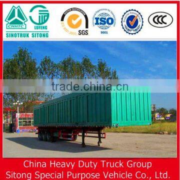 Side Curtain Semi Trailer Enclosed Cargo Trailer Box Trailer for Sale photo-3