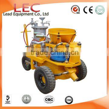 Tunnel building used air motor drive professional wet shotcrete machine