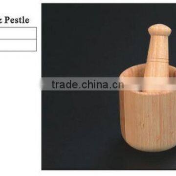 Bamboo Mortar&Pestle