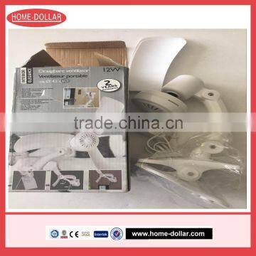 White Plastic Portable Fan photo-2