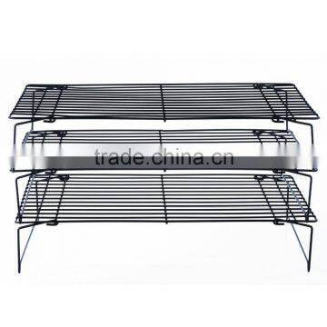 3 Tier Stackable Metal Food Pie Pastry Cooling Display Rack photo-3