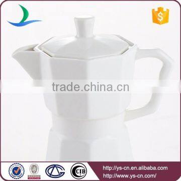 Wholesale Modern White Ceramic Tea Pot photo-2