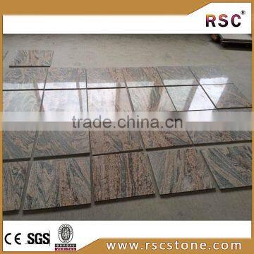 Imported Indian juparana Colombo pink granite flooring tiles on sale