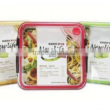 China style easy open plastic bento lunch box