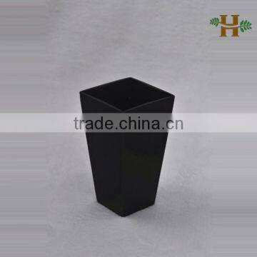 Chinese Manufacturer Green Rectangular Glass Vase Square Glass photo-2